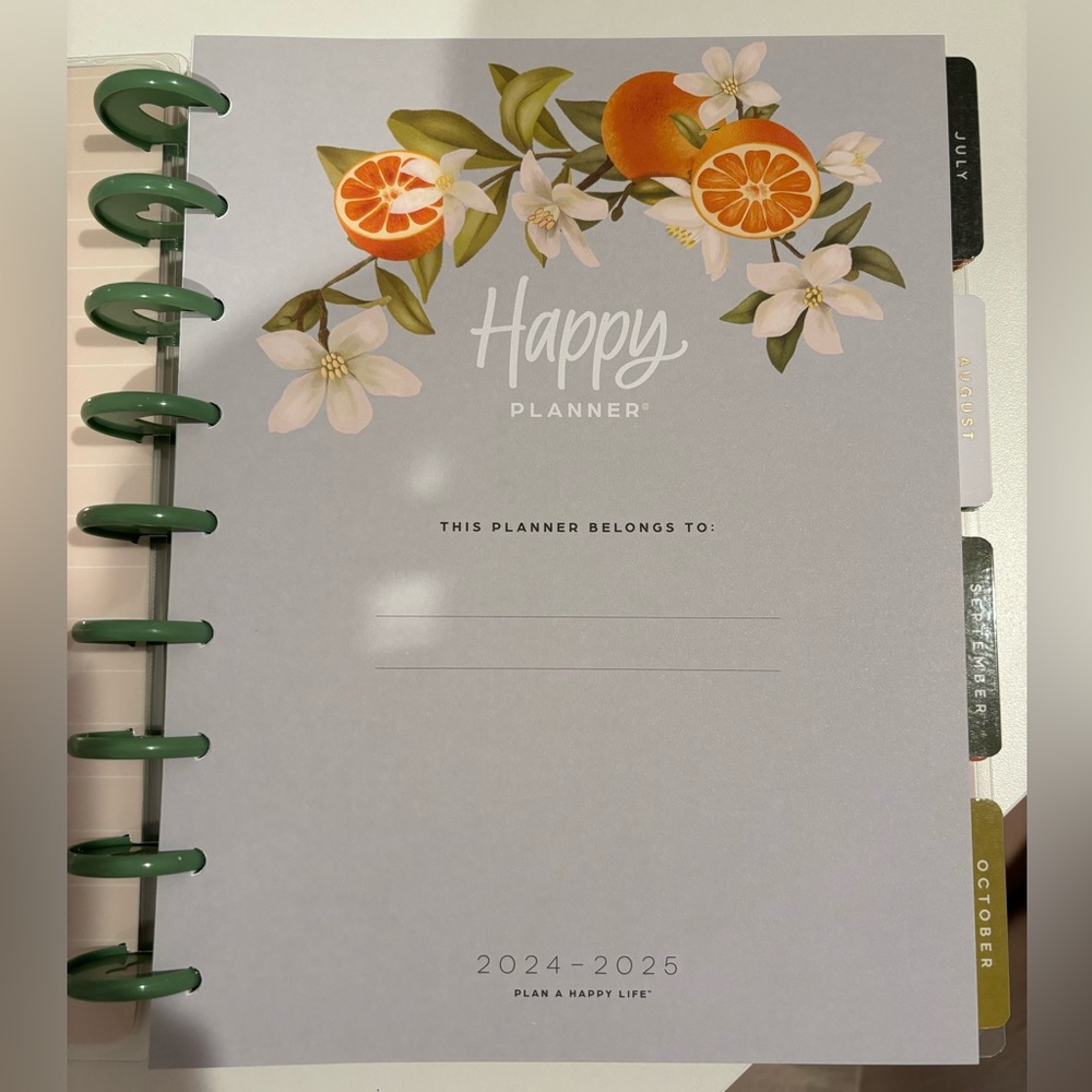 Happy Planner July 2024-Dec 2025